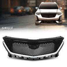 G-PLUS Front Bumper Grille for Cadillac XT6 2020-2021 Black Chrome Product Details