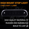 G-PLUS LED Third 3rd Brake Cargo Light Compatible With 1999-2004 Grand Cherokee,Rear Roof Center High Mount Stop Tail Light Replacement (Black Housing Smoky Lens)