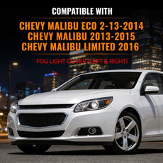 G-PLUS Fog Light Cover 2PCS for Chevy Malibu 2013-2016 Side View