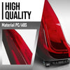 G-PLUS Tail Light Assembly LED Rear Lamp Left Side Compatible with Cadillac XT4 2019 2020 2021 84522856 Red