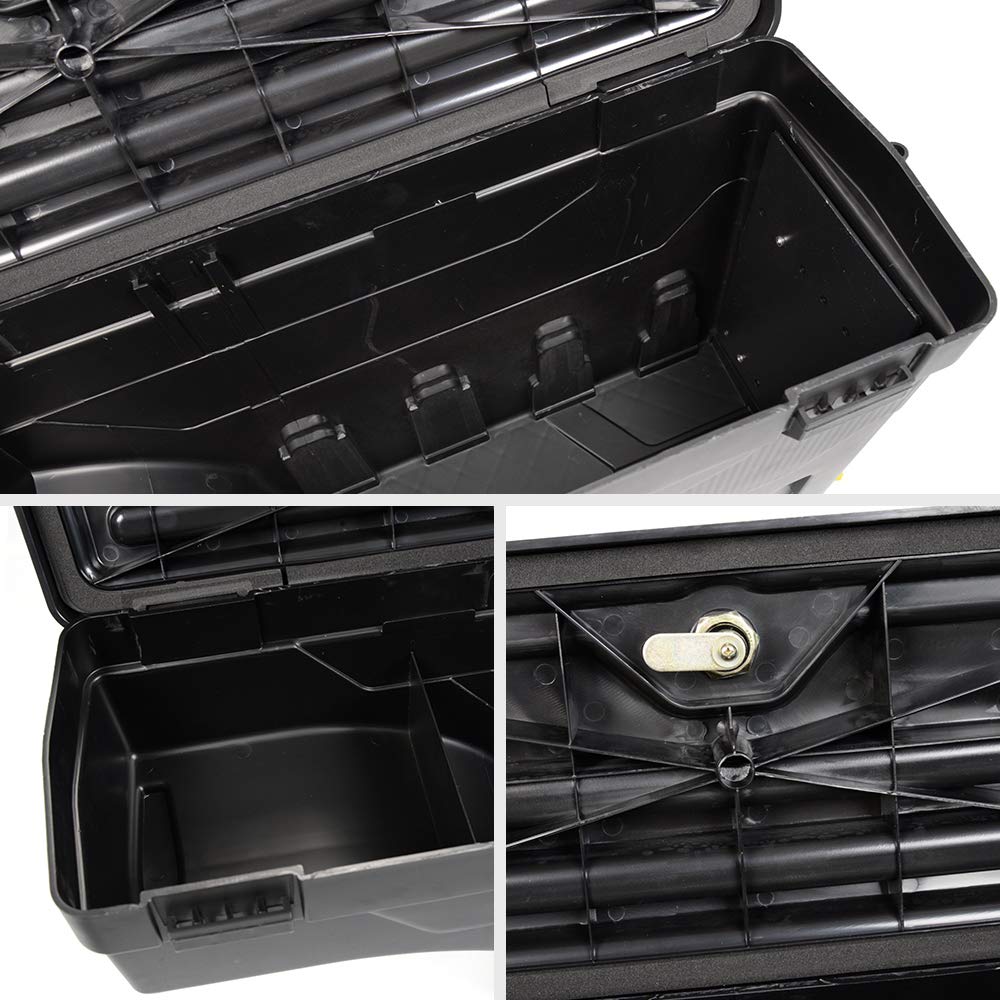 G-PLUS Pair Lockable Toolbox Storage Box Case Compatible For Dodge 2002-2018 Ram 1500 2500 3500 Truck Bed Storage Box