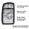 G-PLUS Tail Lights Assembly Compatible with Chevy Suburban 1500 2500 / Tahoe 2000-2006, Fit GMC Yukon 2000-2006 Left & Right Side Rear Brake Lamps, 15224279, Clear Lens