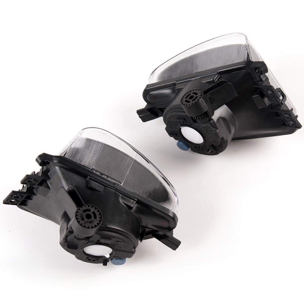G-PLUS Fog Lights Front Bumper Fog Lamp Compatible With 2011-2013 BMW 5-Series 528i 530i 535i F10 F11 F18 (Light Bulbs Not Included)