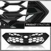 G-PLUS Front Grille Black Compatible with Subaru WRX 2022-2023 91121VC200, SU1200198
