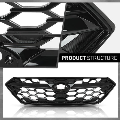 G-PLUS Front Grille Black Compatible with Subaru WRX 2022-2023 91121VC200, SU1200198