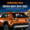 G-PLUS Liftgate Tailgate Finish Molding Strip Compatible with Toyota RAV4 2019-2022 768020R030 TO1904106 Black Rear Door Lower Molding Trim Panel