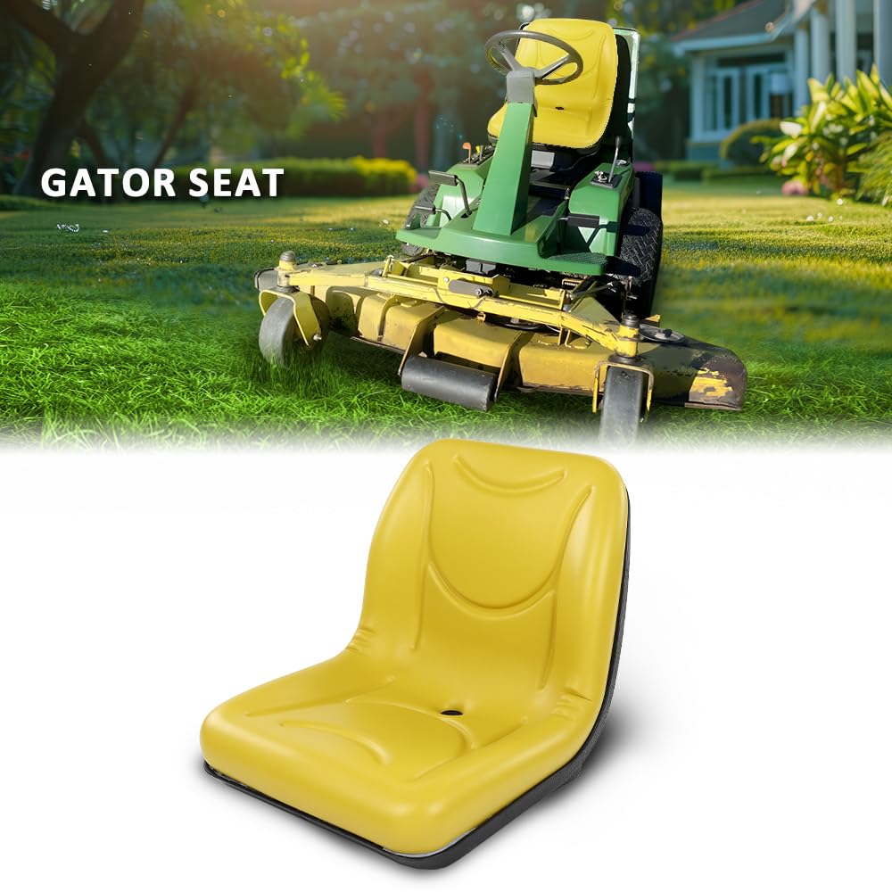 G-PLUS Gator Seat Compatible with John Deere F735 F725 F710 GX355 GX345 GX325 GX335 +,VG11696, AM121752, AM129969 Yellow
