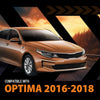 G-PLUS Front Driver & Passenger Side Left & Right Fender Liners Compatible with Kia Optima 2016-2018 86812D5000, 86811D5000 Direct OE Replacement 2 PCS Black