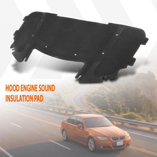 G-PLUS Hood Insulation Pad for BMW 3 Series E90 E91 E92 E93 Black Close-up View