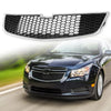G-PLUS Front Bumper Bottom Grille Middle/Lower Compatible with 2011 2012 2013 2014 Chevy Cruze (does not fit ECO model) GM1200624, 95225615 Black Grill