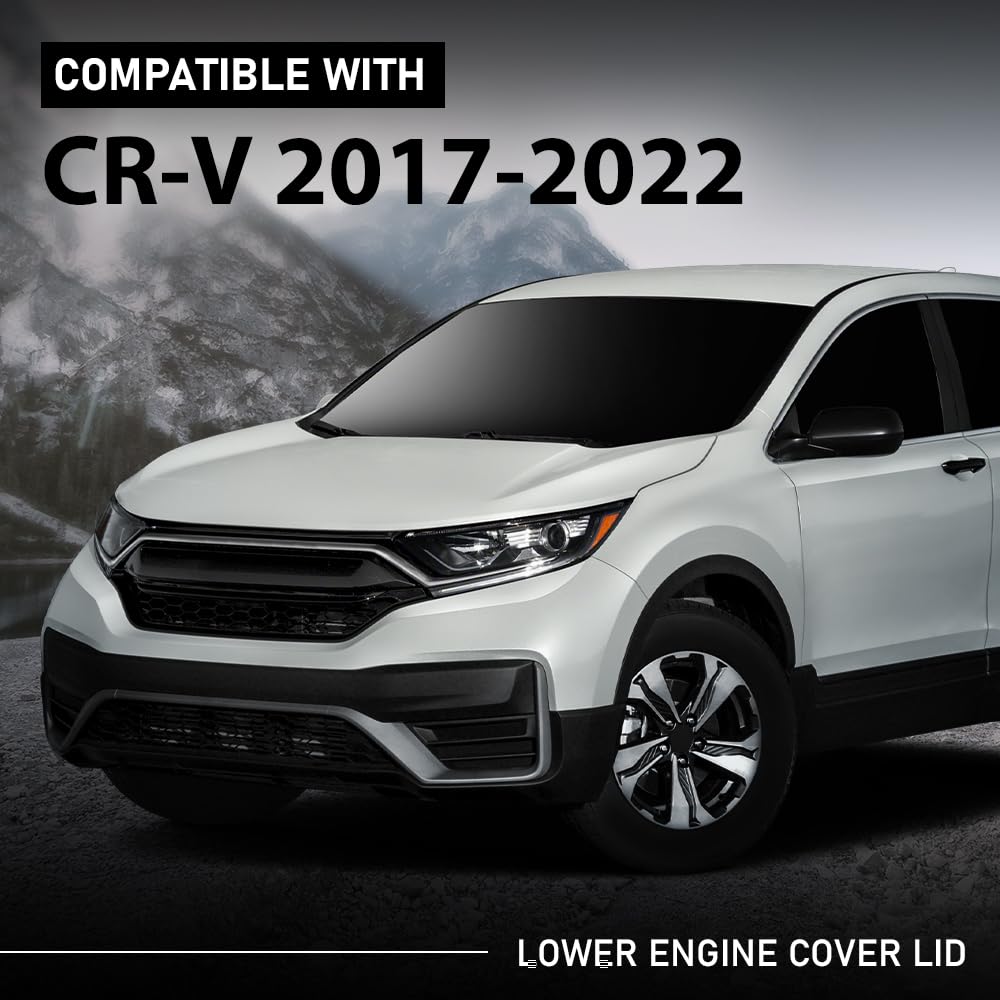 G-PLUS Engine Splash Shield Compatible with Honda CR-V CRV 2017 2018 2019 2020 2021 2022 Under Engine Splash Guard 74112TLAA01 74112-TLA-A01