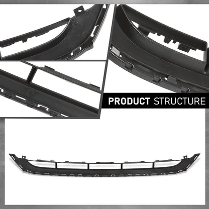 G-PLUS Front Bumper Cover Grille Insert, Compatible with Audi Q7 Base 2010-2015, 4L0807683C01C, AU1036106