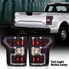 G-PLUS Rear Tail Light Lamp W/Bulbs & Wiring Harness Left Driver Side Compatible with 2018 2019 2020 Ford F150 Dark red Faros Traseros Luces TraserasAssembly
