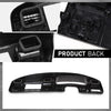 G-PLUS Dash Bezel Dashboard Surround Trim Panel Compatible with Ford F250 F350 Super Duty 2005 2006 2007 Black Dash Cover
