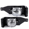 Clear Lens Pair Bumper Driving Fog Lights Lamp Compatible with Ford 2005 2006 2007 F250 F350 F450 F550 Super Duty / 2005 Ford Excursion