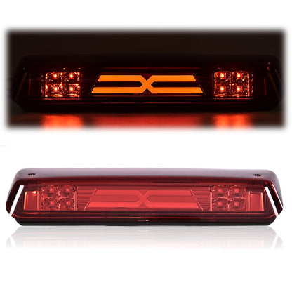 G-PLUS Third 3rd Type X Brake Light Reverse Light Red Compatible with 2004-2008 Ford F150/Lobo Center High Mount Stop Light Third Brake Tail Cargo Light 7L3Z13A613B