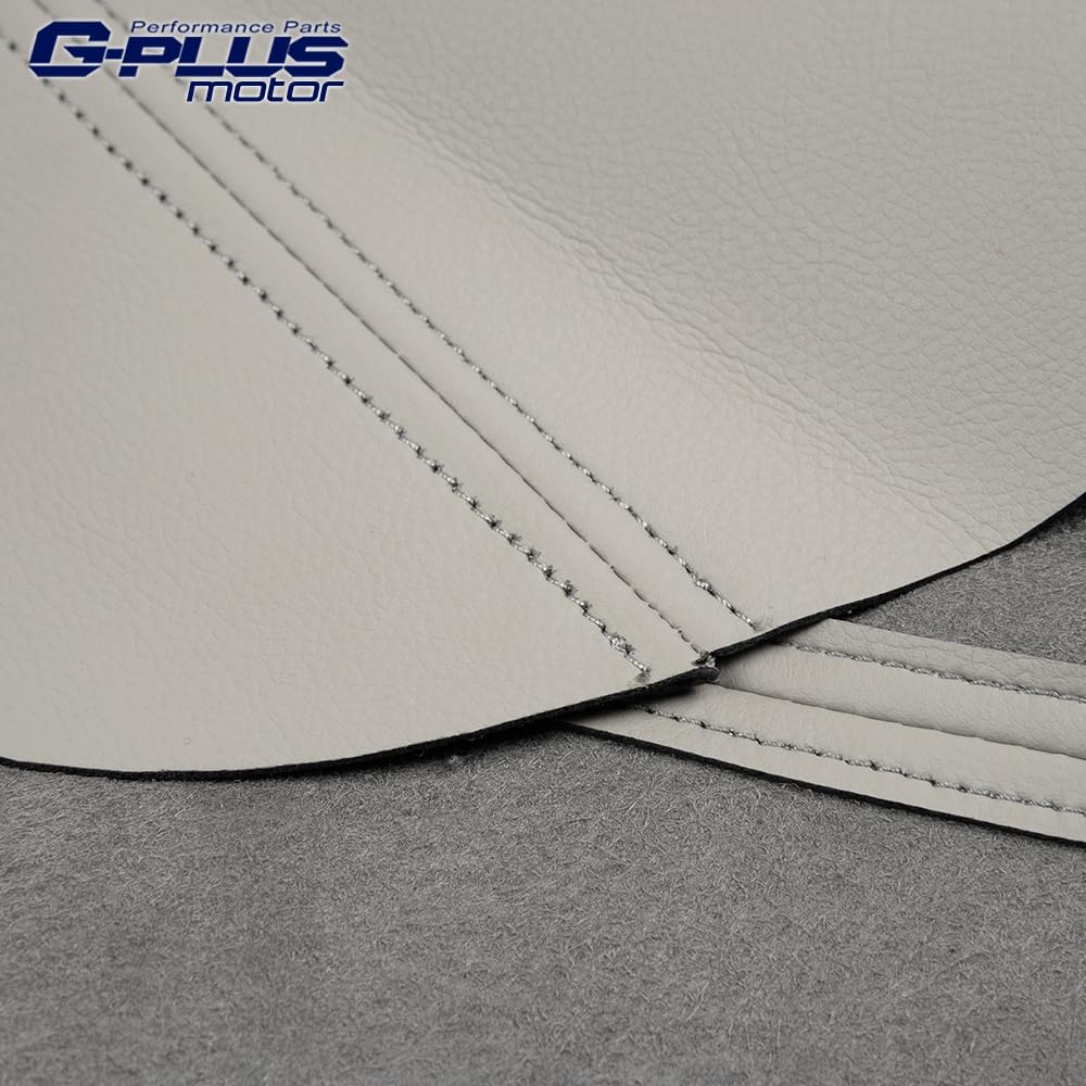 G-PLUS Front Door Armrest Leather Cover Grey