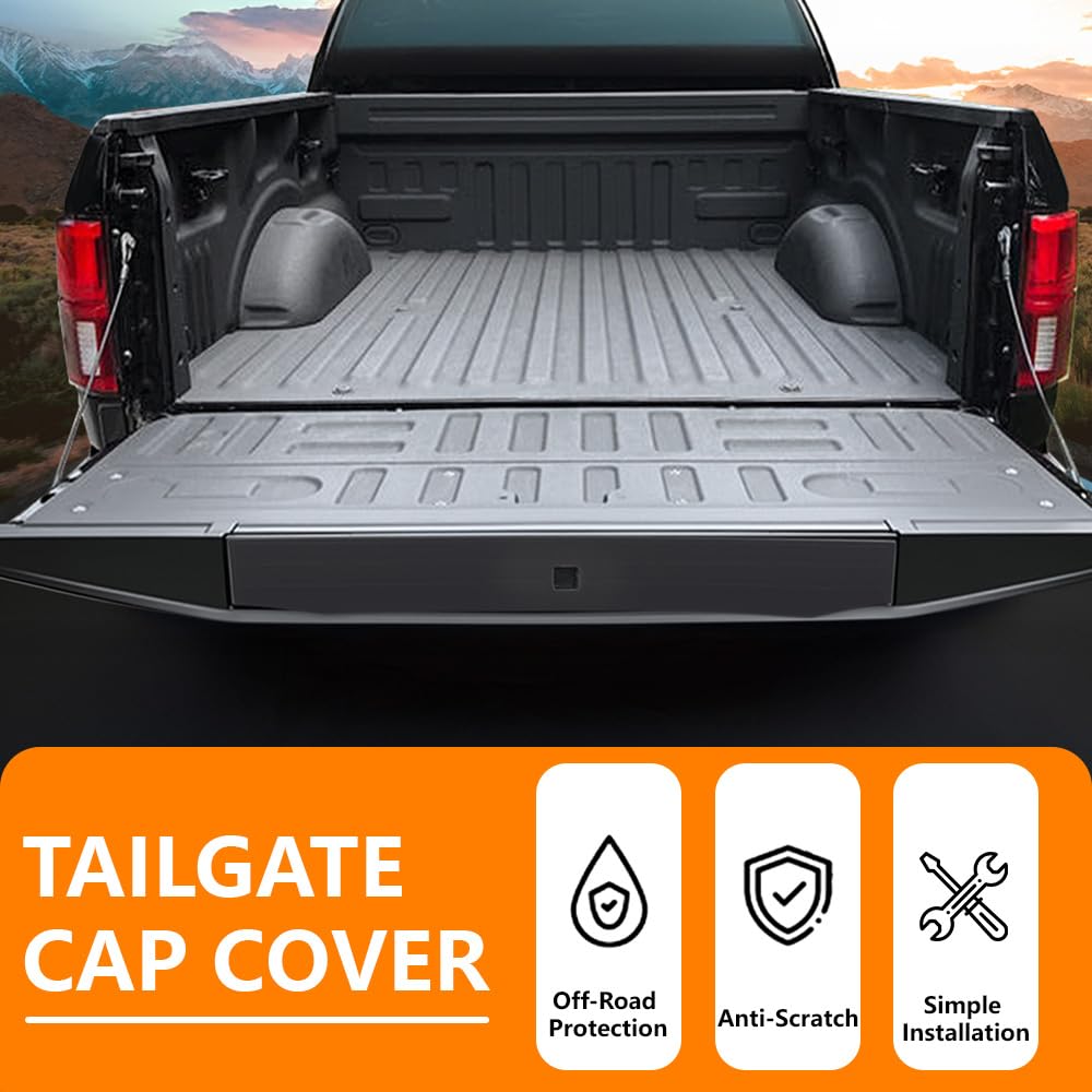 G-PLUS Complete Tailgate Cap Molding Kit Compatible with 2017-2020 Ford Super Duty F250 F350 HC3Z-9941018-AC, HC3Z-1540602-AA, HC3Z-9940602-A 324099266144