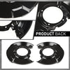 G-PLUS Front Brake Dust Shields Set Fit 1996-2002 Toyota 4Runner,Fit 1995-2004 Toyota Tacoma Black