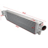 G-PLUS urbo Aluminum Turbo Intercooler Kit + Intercooler Pipe Black Replacement For VW GOLF MK5 MK6 GTI FSI Compatible With JETTA 2.0T /AUDI A3 Twin
