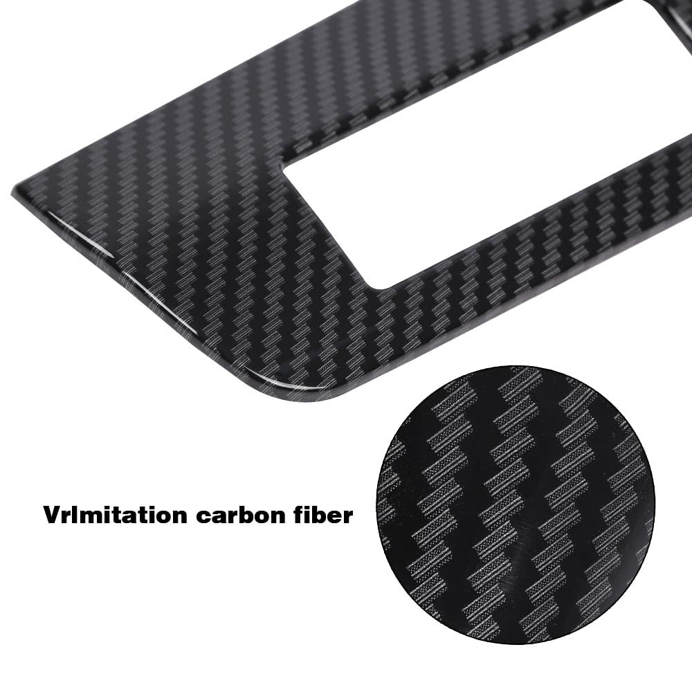 G-PLUS Carbon Fiber ABS Heads Up Display Panel Cover Trim Compatible with Chevy Corvette C8 2020 2021 2022 2023