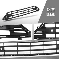 G-PLUS Bumper Grille for Volvo XC60 2018-2021 Black Additional Angle