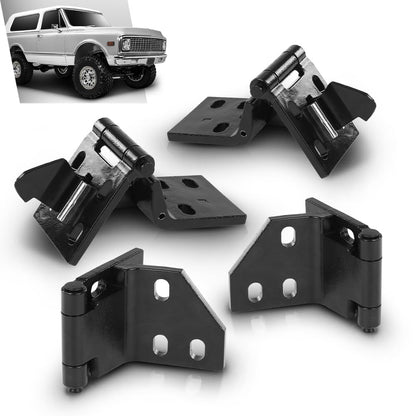 G-PLUS Door Hinge Set Compatible with Chevy & GMC Pickup 1967-1972,Fit Blazer & Jimmy 1969-1972,Fit Suburban 1967-1972 (Front Door only)