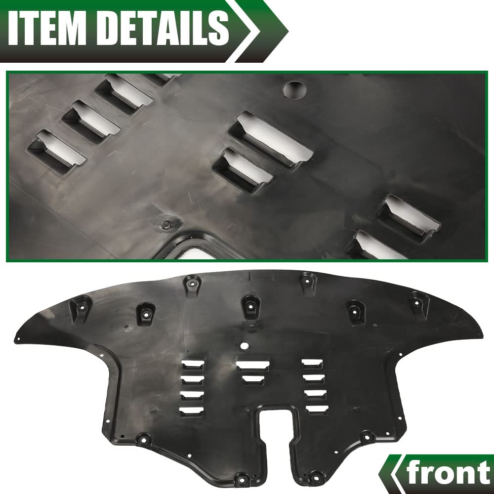 G-PLUS Front Engine Splash Shield Compatible with 2016-2019 Kia Sorento,Front Center Undercar Shield Replacement KI1228152 29110C6800