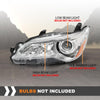 G-PLUS Headlights Headlamp Left and Right Side Compatible with Toyota Camry 2015-2017 8115006860, TO2502222, 209610009 OEM Fit No Modification Needed White