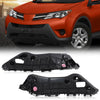 G-PLUS Front Bumper Support Spacer Retainer Brackets RH&LH Compatible with 2013-2015 Toyota RAV4 525350R030, 525360R030, TO1033116, TO1032116 Front 2-Pcs
