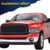 G-PLUS Headlights Assembly, Compatible with 2002 2003 2004 2005 Dodge Ram 1500 2500 3500 bumper Headlamp, Smoky lens Chrome Housing Clear Reflector