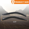 G-PLUS Out-Channel Window Vent Visor Deflectors Tape-On Side Rain Guards Compatible with Ford Transit 2014-2023 2PCS Smoky