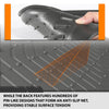 G-PLUS TPE Floor Mats Fit Dodge Ram 1500 1994-2001 1st Row Truck Accessories Cargo Liners All Weather Protection 2PCS Gray Alfombras para Carro