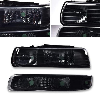 G-PLUS LED 3rd Third Brake Light & Headlight Assembly Fit Chevy Silverado 1500 2500 & HD 3500 1999-2002 Fit Chevy Silverado GMC Sierra 1500 2500HD 3500 1999-2006
