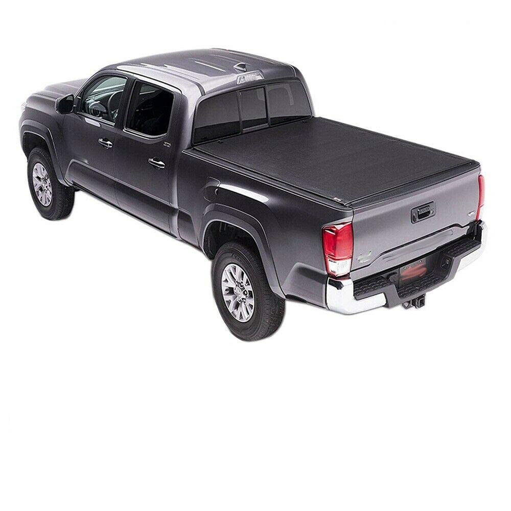 G-PLUS T4 Four-Fold Solid Truck Tonneau Cover Replacement for 2007-2013 Toyota Tundra | 6.5Ft Standard Short Bed | for Fleetside/Styleside Models Only | for Without Bed Rail System
