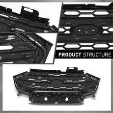 G-PLUS Bumper Grille for Ford Ecosport 2018-2022 Chrome Black Product Features