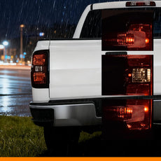 G-PLUS Smoke Lens Tail Lights for Chevy Silverado 2016-2019 with Harness Close-up View