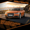 G-PLUS Headlight Lens Cover Compatible with Audi A6 C7 2011-2015 Left & Right Pair Front Headlamp Lens Cover Clear