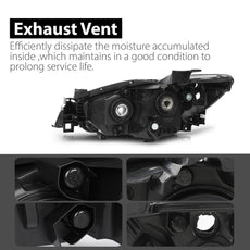 G-PLUS Headlight Assembly for Mazda CX-5 2013-2016 Clear Lens Chrome Housing Product Details