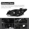 G-PLUS Headlight Assembly Fit Mazda CX-5 4-Door Sport Utility 2013-2016,Not Fit Factory HID/Xenon Right Side Front Headlamp,faros delanteros Clear Lens Chrome Houisng Amber Reflector