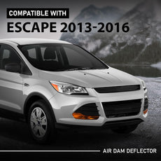 G-PLUS Front Lower Air Dam Deflector for Ford Escape 2013-2016 Lower Valance Front View