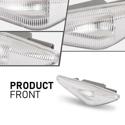 G-PLUS Pair Front Turn Signal Light Side Marker Light, Compatible with BMW X5 E70 2007-2014/ X3 F25 2011-2015/ X6 E71 2008-2014, LH Driver & RH Passenger Side 2PCS, 63137171007, 63137171008