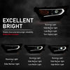 G-PLUS LED Headlights Assembly Front Headlamp Left Compatible with Toyota RAV4 XLE Hybrid XSE/Limited 2019-2022 81150-0R162 Bumper Headlamps,faros delanteros