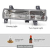 G-PLUS Front Bumper Parking Lights Pair Compatible with Jeep Compass 2017-2021 55112721AB Clear Lens
