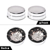 G-PLUS Rear Wheel Chrome Center Hub Caps Compatible with Dodge Ram 3500 1-Ton Dually 2003-2017 8-Lug 5 Slot 17" Steel 560-8010