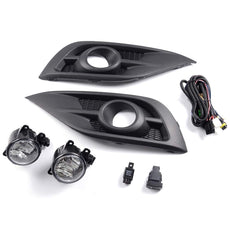 G-PLUS Fog Lights Kit for Honda CRV 2012-2014 Clear Lens Switch Side View