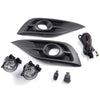 G-PLUS Front Bumper Driving Fog Light Lamps Compatible with Honda CRV CR-V 2012 2013 2014 w/Bezel & Switch Clear Lens 1 Pair