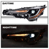 G-PLUS Headlight LED Compatible with Toyota Corolla L LE 2020 2021 DRL Left Diver Side Headlamp Clear Lens Chrome Housing Amber Reflector Bumper Headlamps,faros delanteros