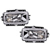 G-PLUS Fog Light Compatible With 2013-2015 Chevy Silverado,OE Style Front Fog Lamp Bezel Cover Shell,A Pair