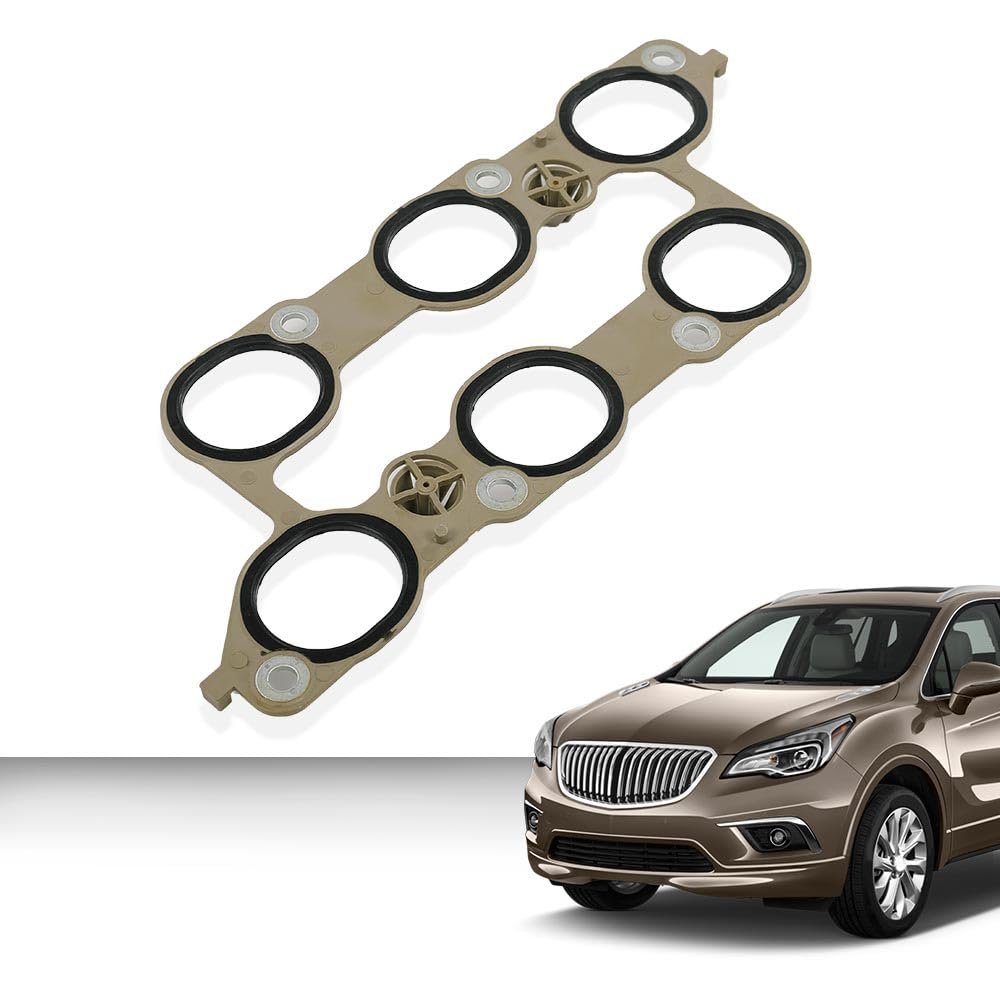G-PLUS Intake Manifold Gasket 12673300, 12590958 Fit Buick Lacrosse 2010-2011/Cadillac CTS STS 2008-2011/Chevy Camaro 2010-2011/Caprice 2014-2017/Traverse 2014-2017/GMC Acadia 2014-2016